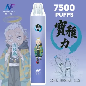INF無限 × 鬼滅之刃聯名 一次性霧化桿 7500口-寶礦力口味