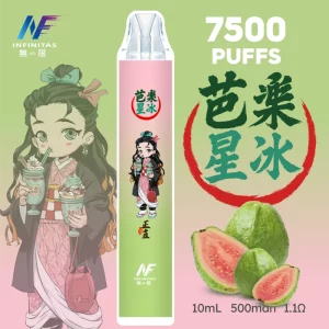 INF無限 × 鬼滅之刃聯名 一次性霧化桿 7500口-芭樂星冰口味